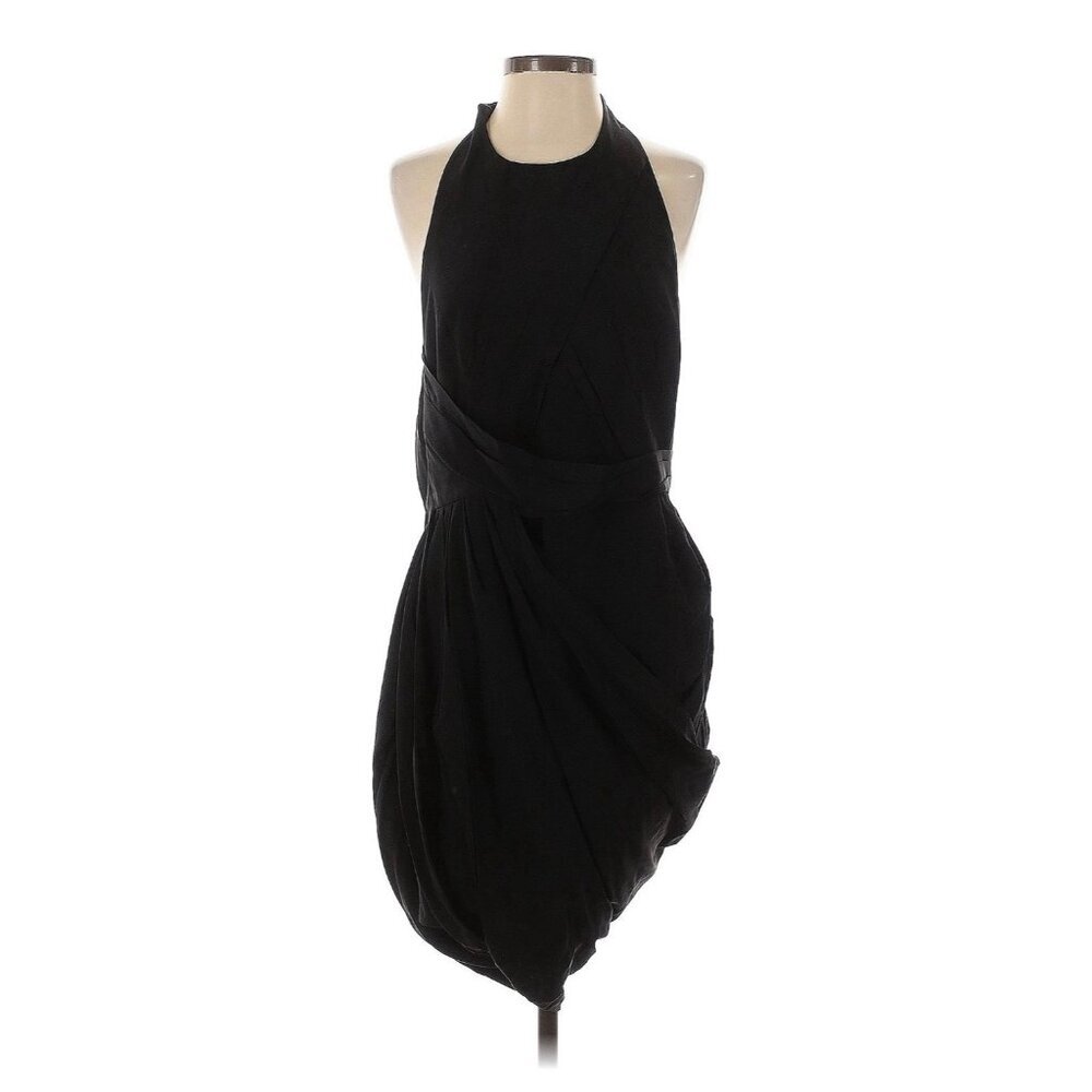 Zimmermann Black Halter Mini Dress